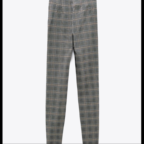 ZARA BNWT Plaid Leggings - Picture 3 of 9